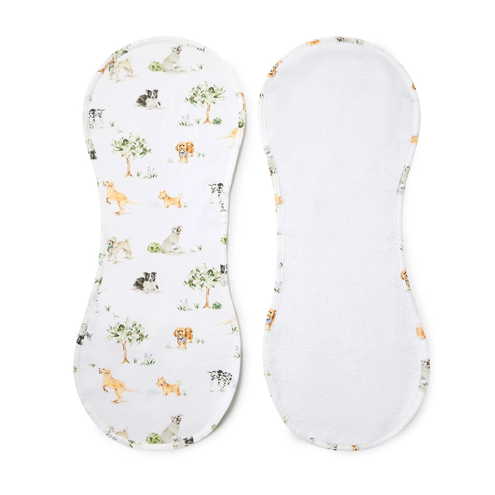 Dog Park Organic Cotton Burp Cloth