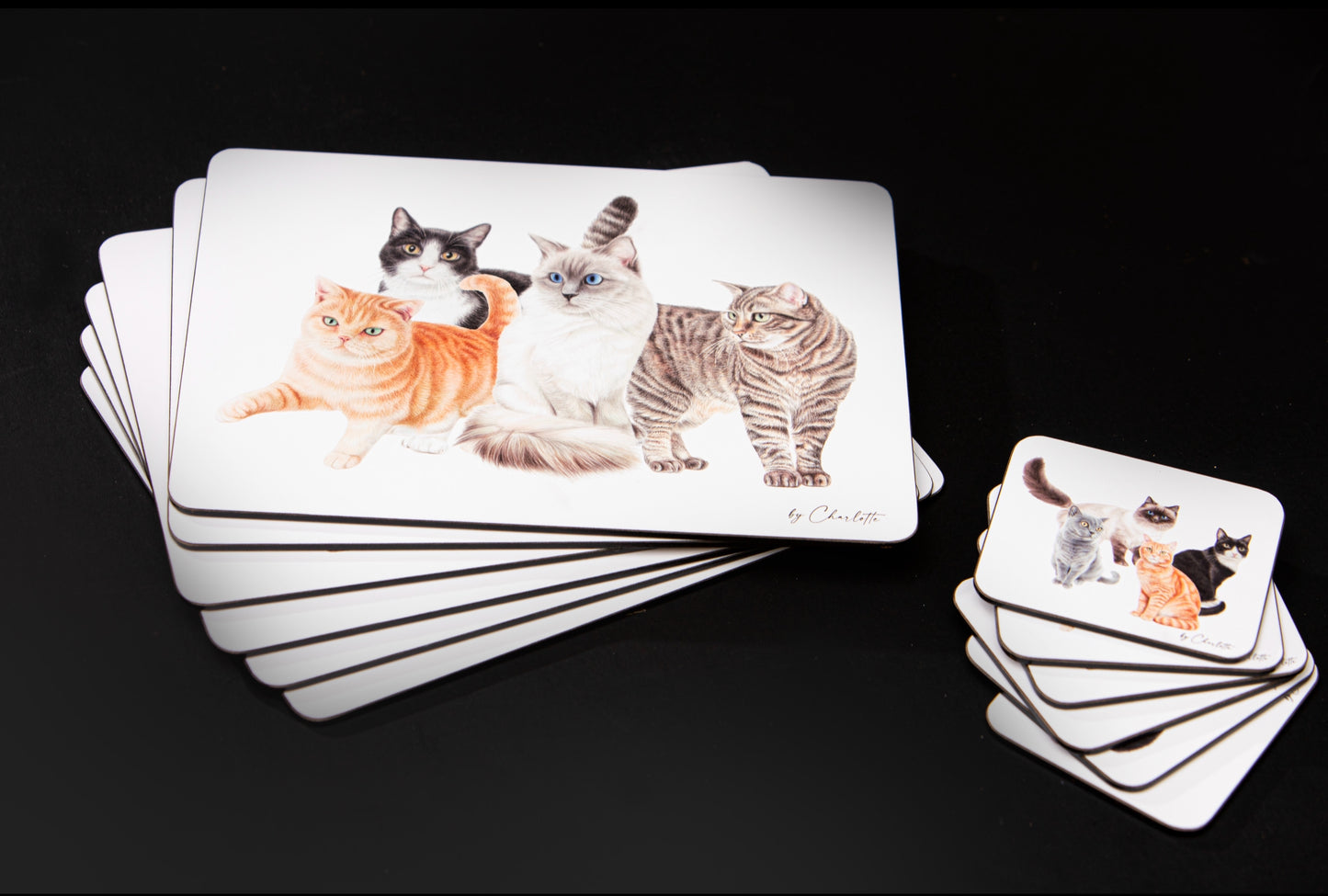 Purrrfect Moments - Coaster 6PK