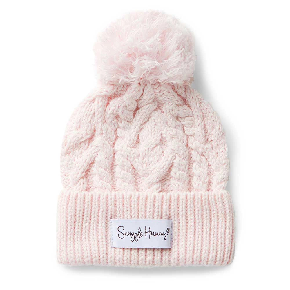Blush Pink Organic Baby Knit Beanie