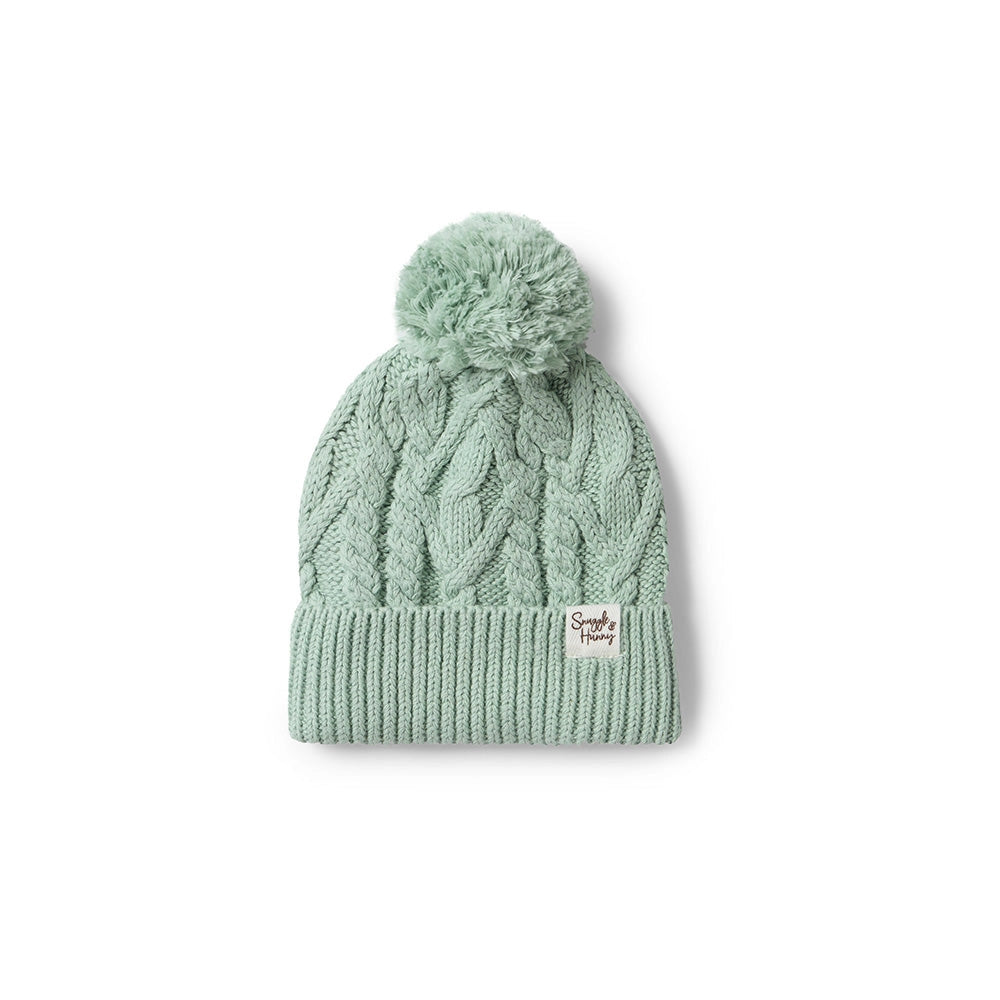 Sage Organic Baby Knit Beanie