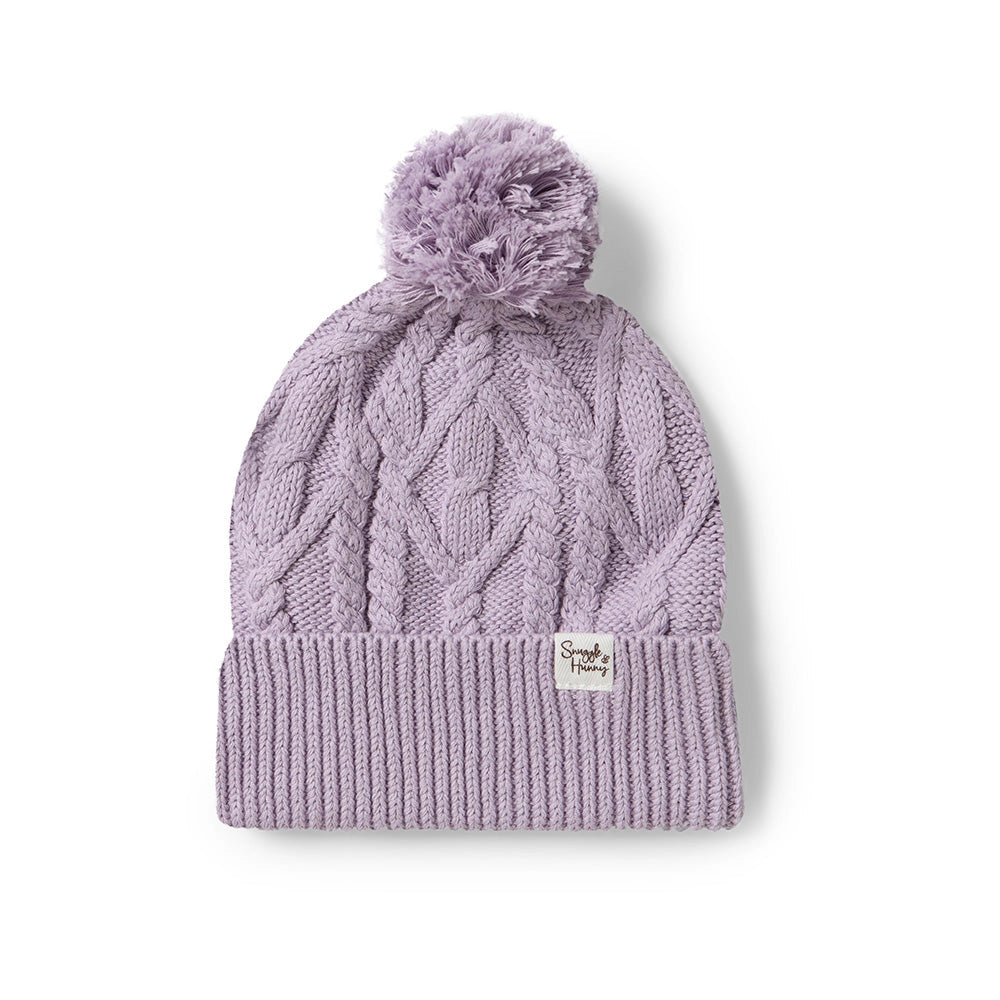 Lavender Organic Adult Knit Beanie