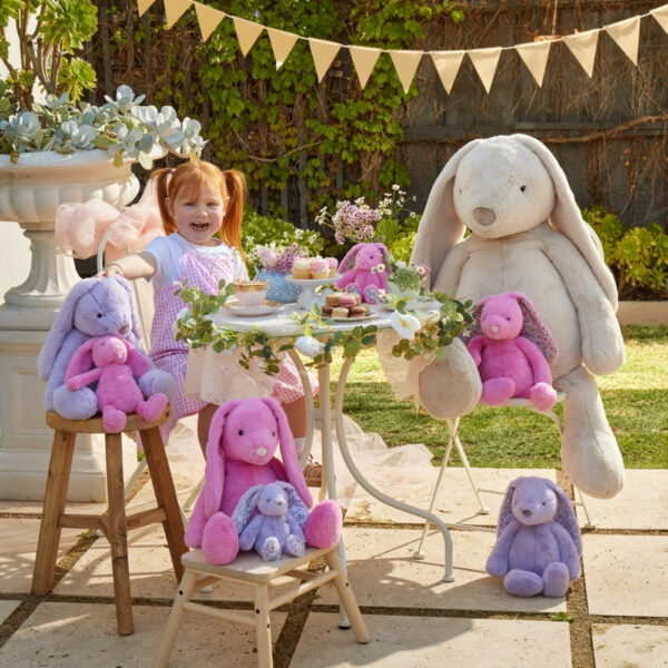 Floral Sherbet Pink Bunny