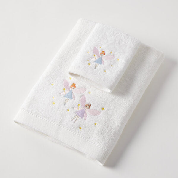 Bath Towel & Face Washer in Organza Bag - Fairy Dust