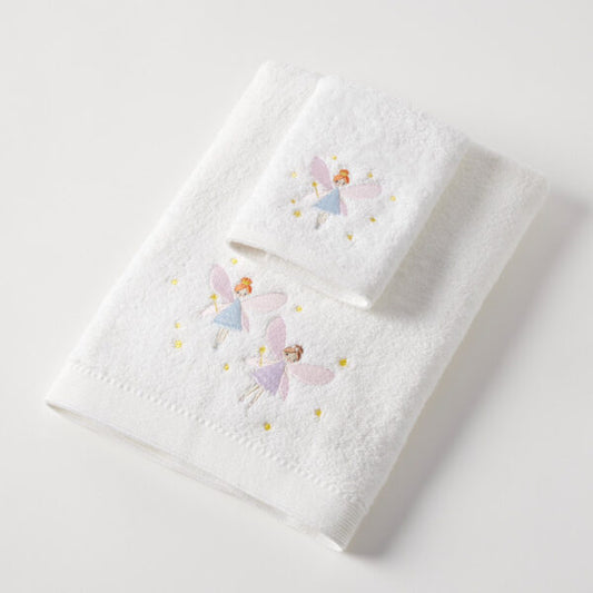 Bath Towel & Face Washer in Organza Bag - Fairy Dust