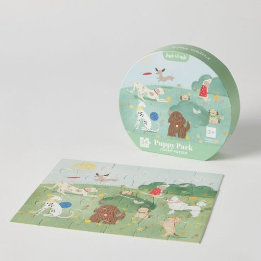 Puppy Park 24 Piece Jigsaw Puzzle