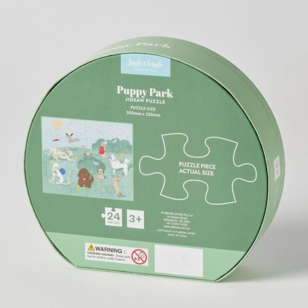Puppy Park 24 Piece Jigsaw Puzzle