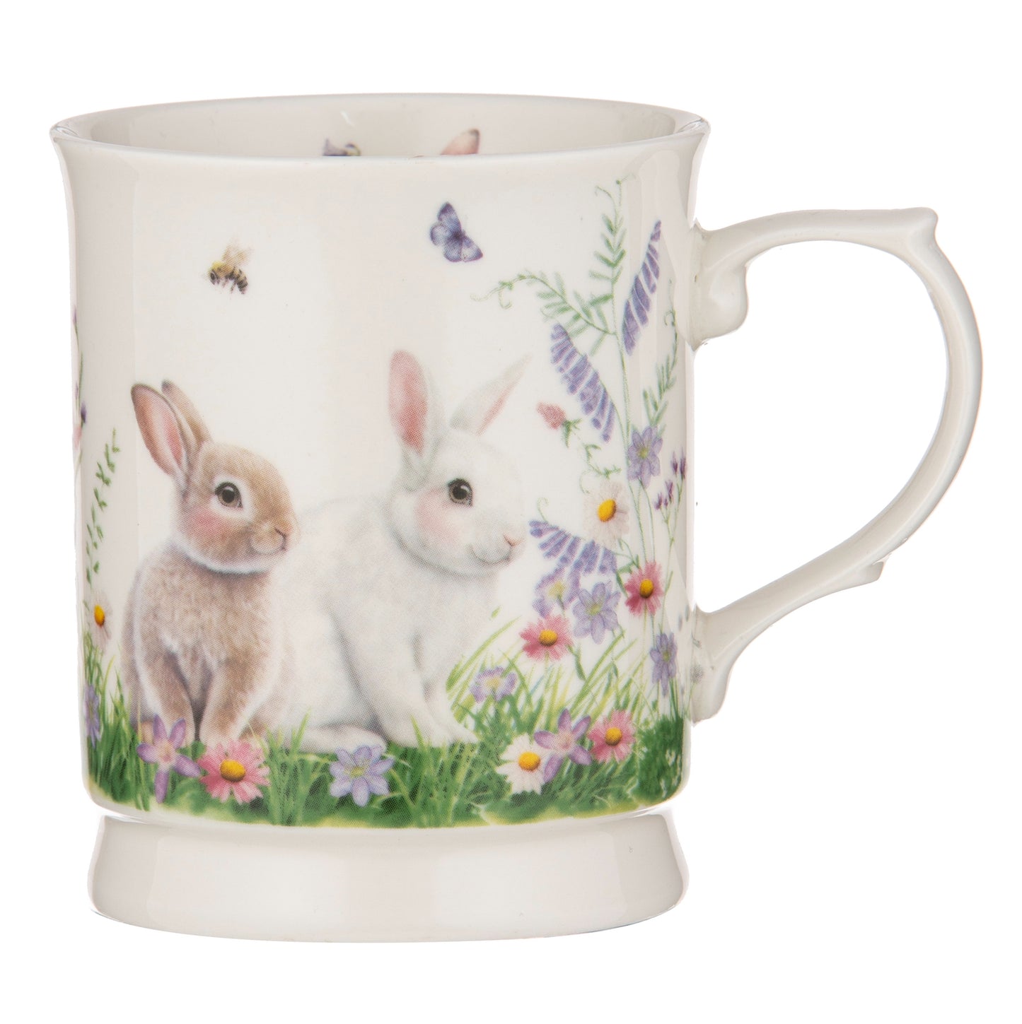 Sweet Meadows - White Bunny Mug