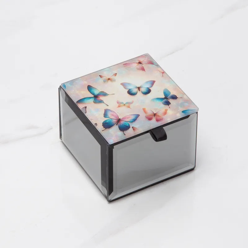 Bling Mini Trinket Box - Whispering Wings Butterflies
