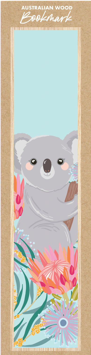 Wooden Bookmark - Koala