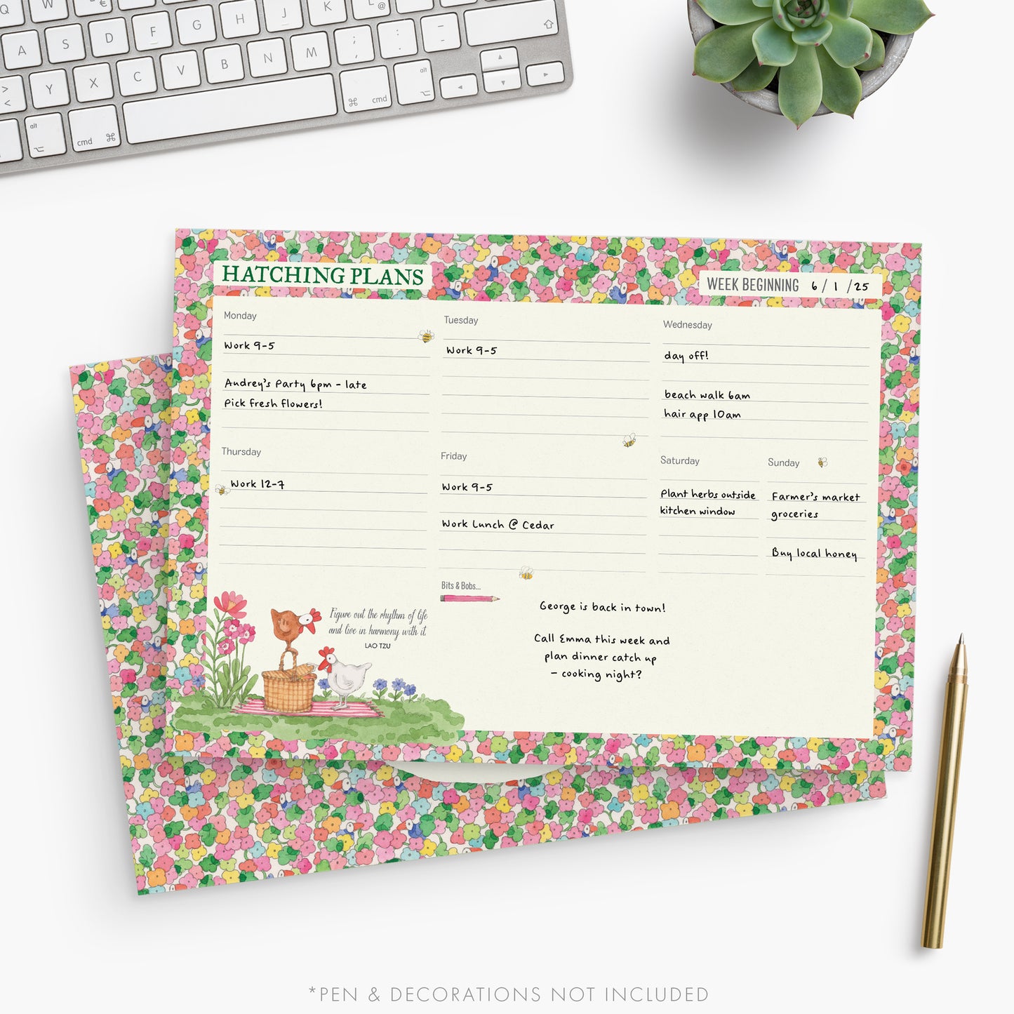 Twigseeds - A4 Desk Planner