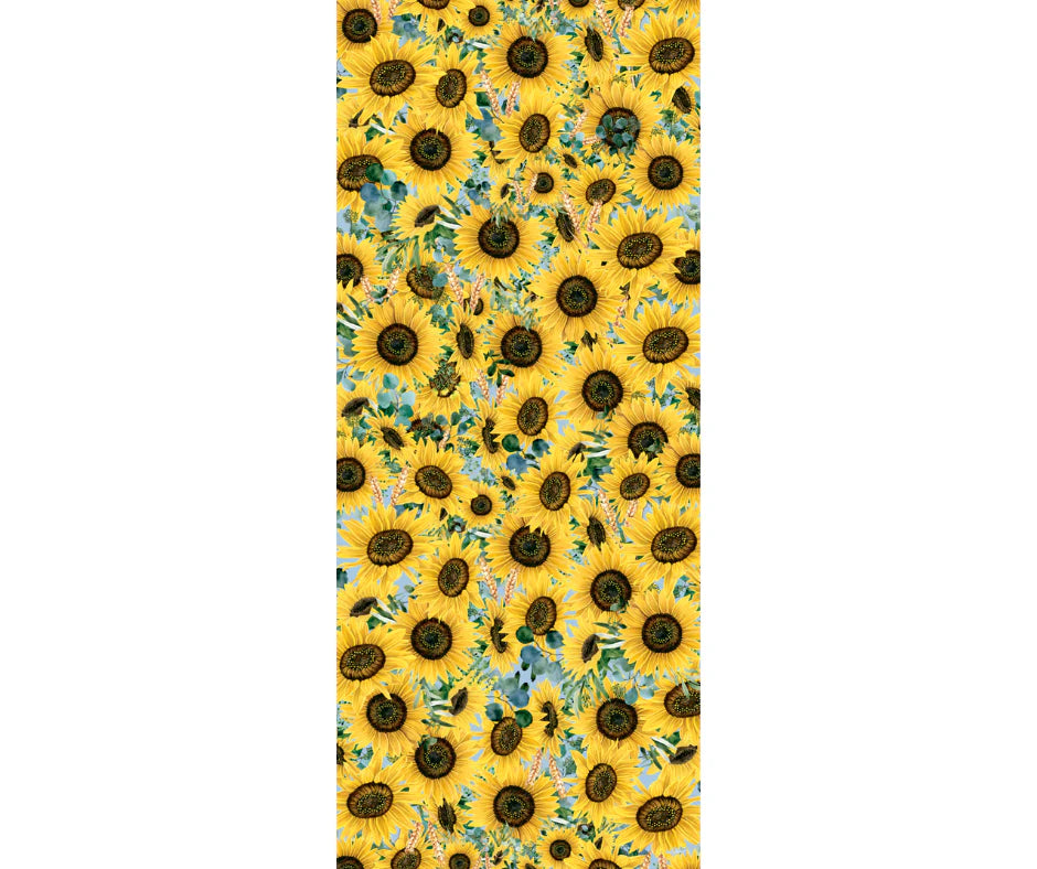 Satin Reversible Artistry Scarf Wrap - Sunny Country