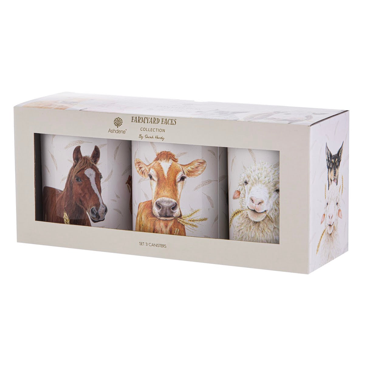 Farmyard Faces - Canisters Set of 3