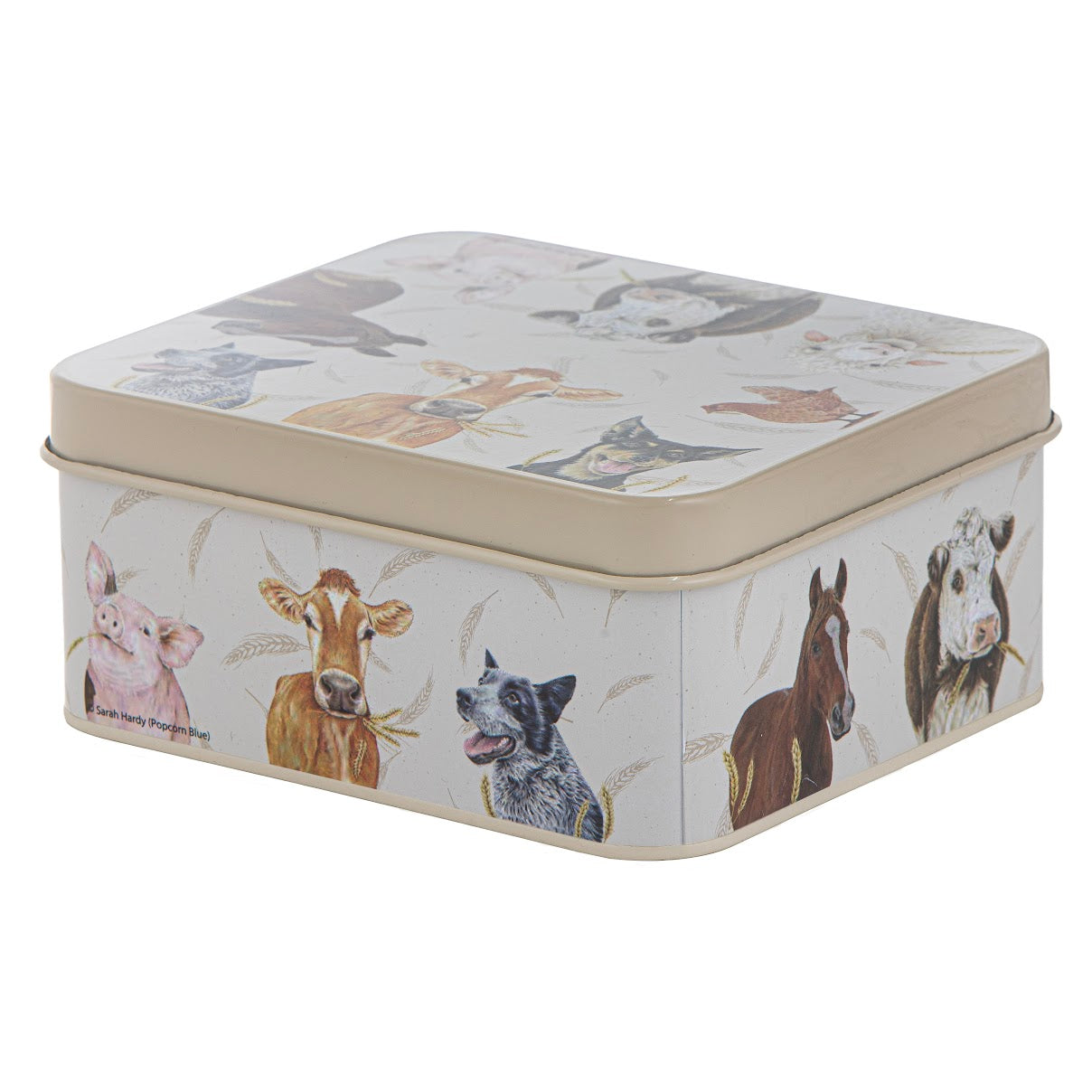 Farmyard Faces - Biscuit Tin