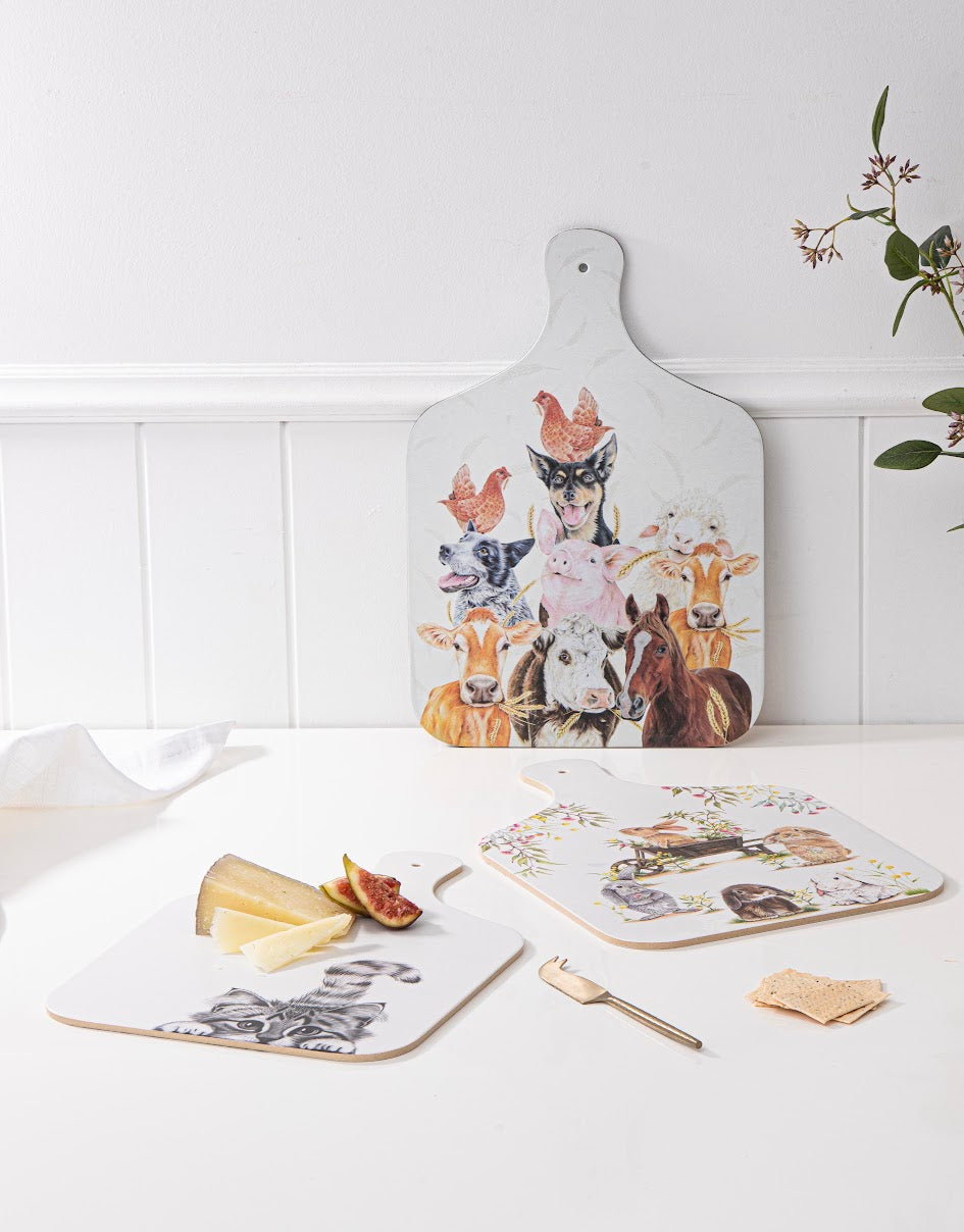 Farmyard Faces - Serving Board