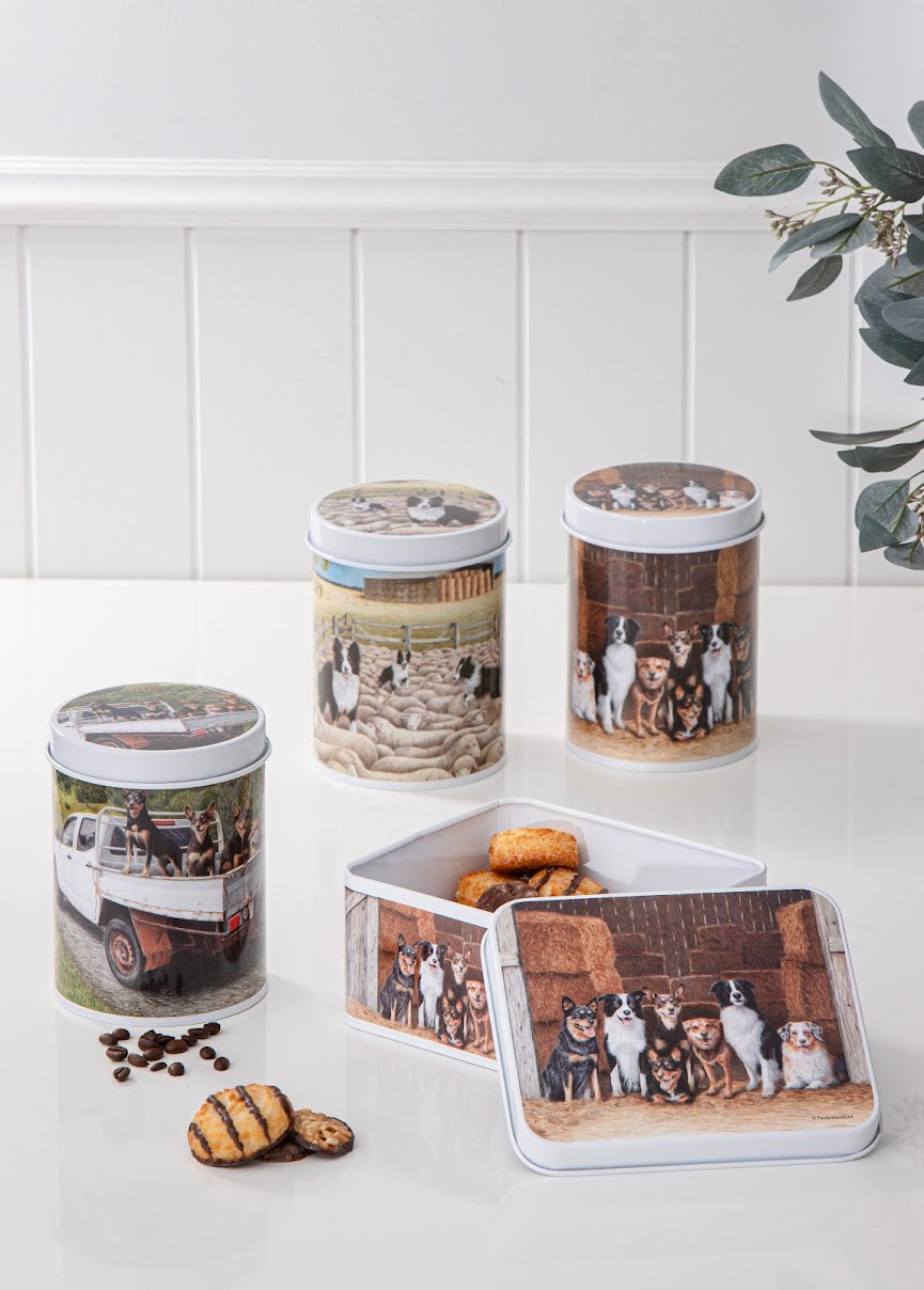 Working Dogs - Biscuit Tin