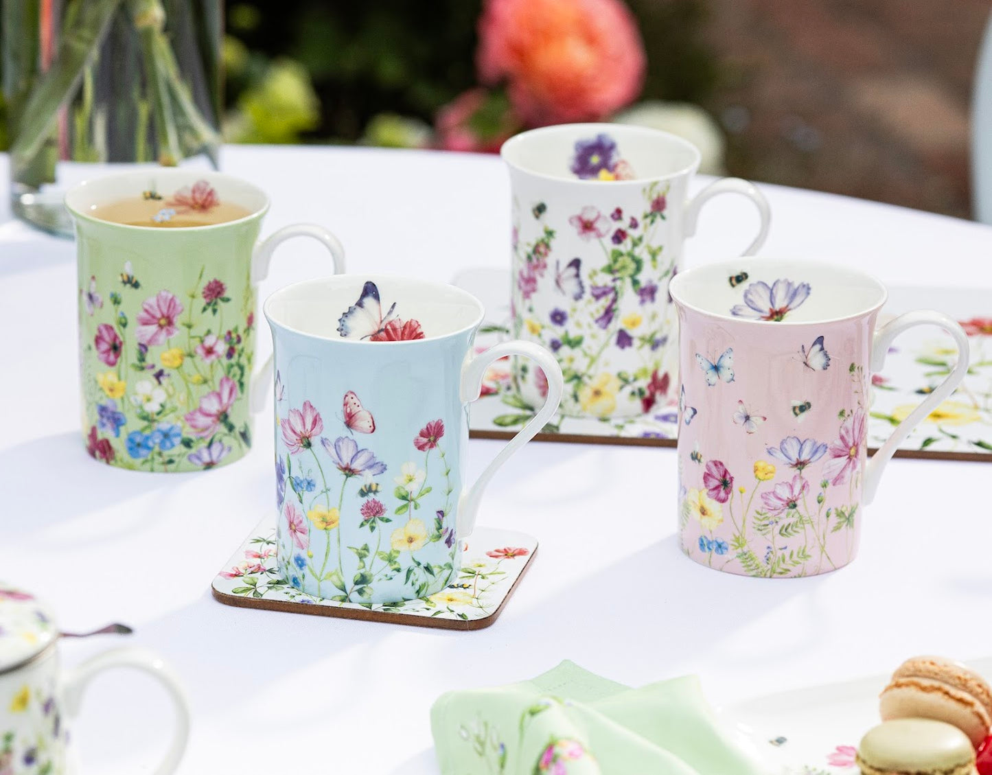 Garden Soirée - Blue Can Mug