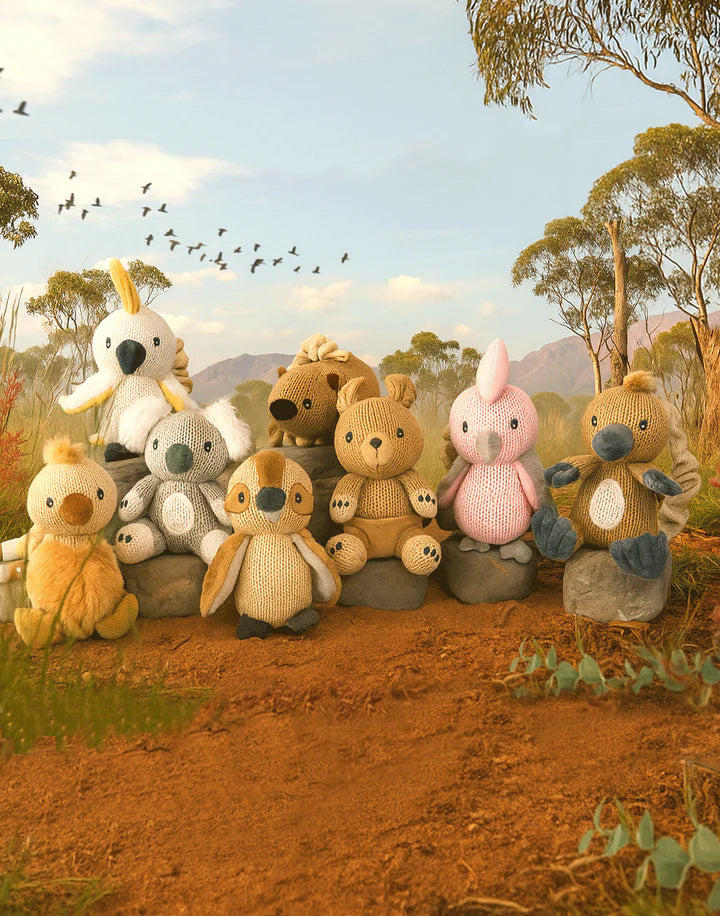 Stroller Toys 2PK - Koala & Cockatoo