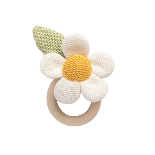 Whimsical Wonderland - Daisy Teething Ring Rattle