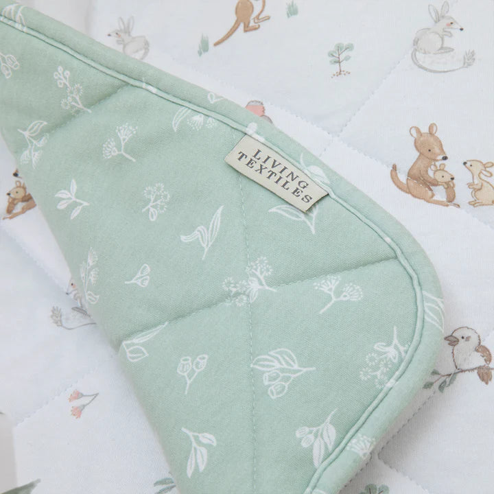 Australiana - Reversible Quilted Cot Comforter