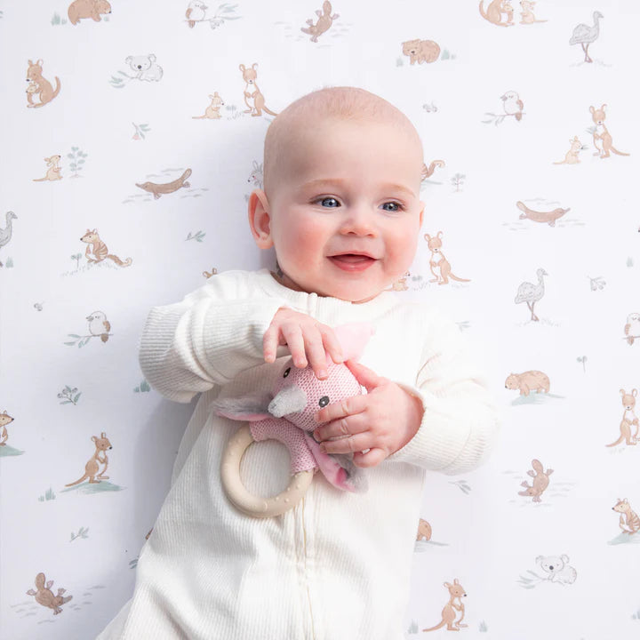 Australiana - Organic Cot Fitted Sheet 2pk