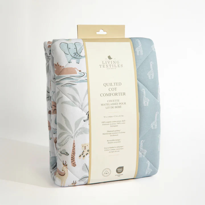 Wild Safari - Reversible Quilted Cot Comforter