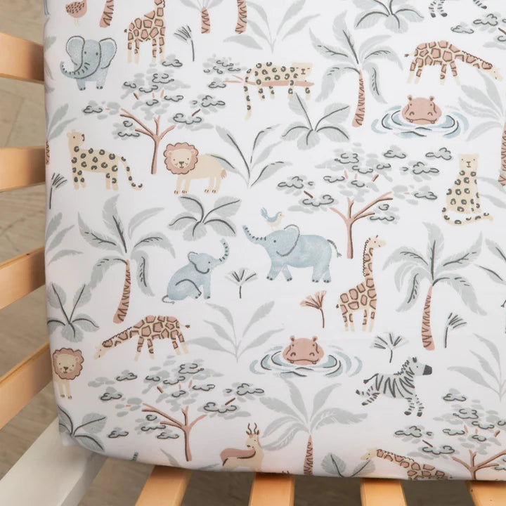 Wild Safari - Organic Cot Fitted Sheet