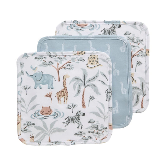 Wild Safari - Washcloths 3pk