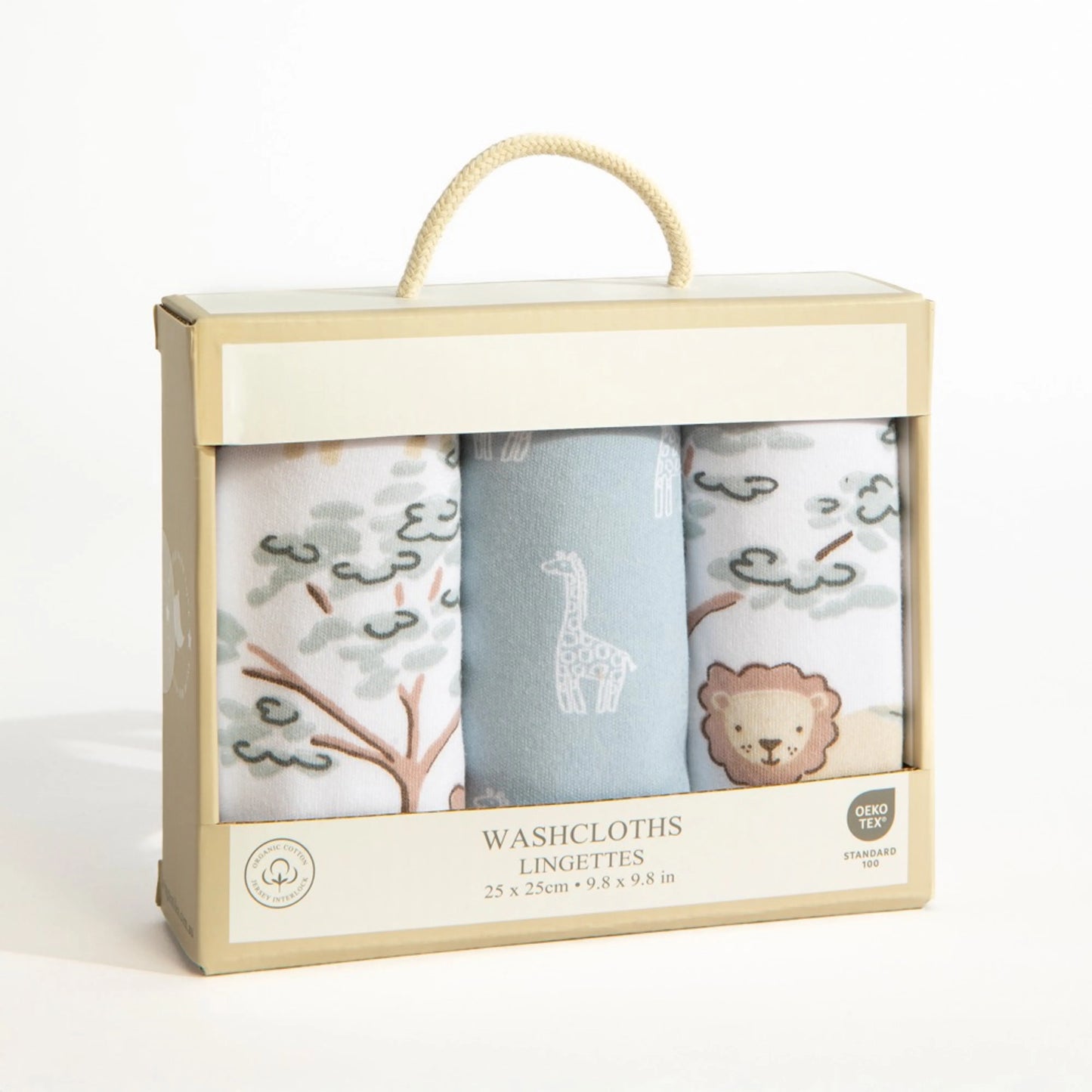 Wild Safari - Washcloths 3pk
