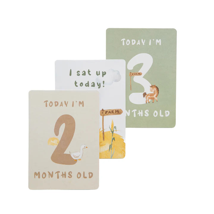 Tractor Ride - Milestone Cards
