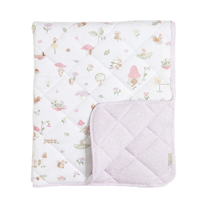 Whimsical Wonderland - Reversible Quilted Cot Comforter