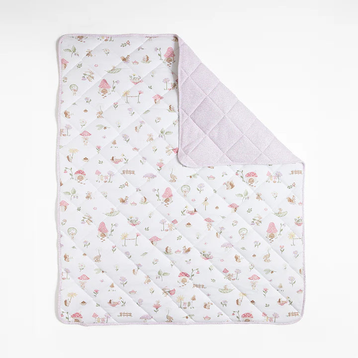 Whimsical Wonderland - Reversible Quilted Cot Comforter