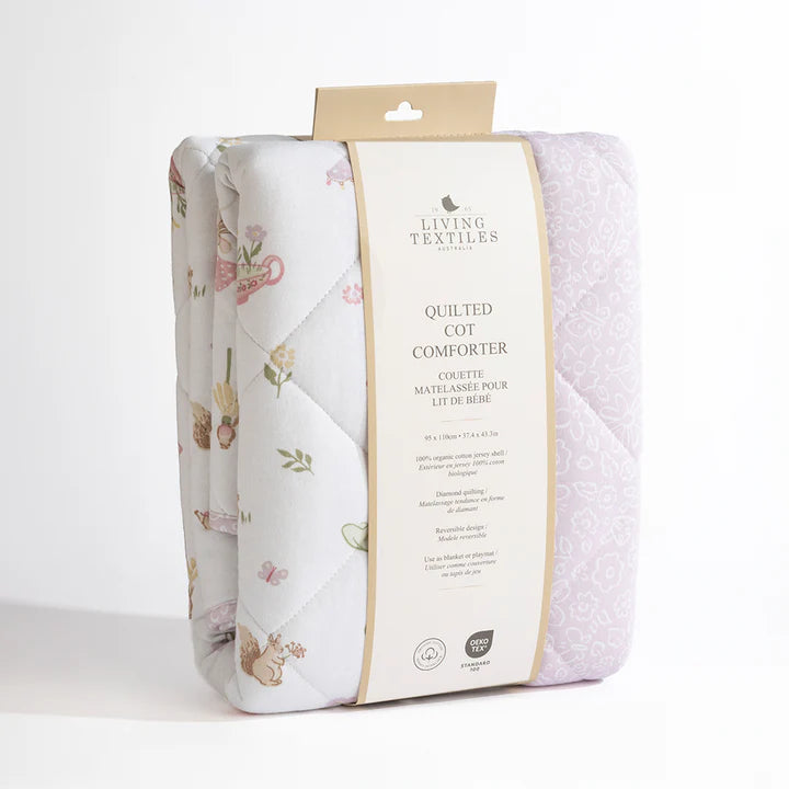 Whimsical Wonderland - Reversible Quilted Cot Comforter