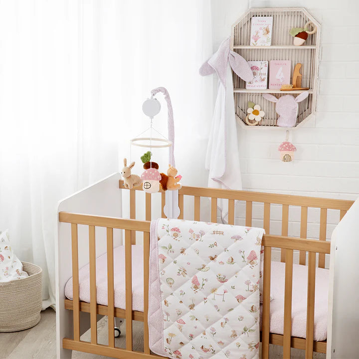 Whimsical Wonderland - Reversible Quilted Cot Comforter