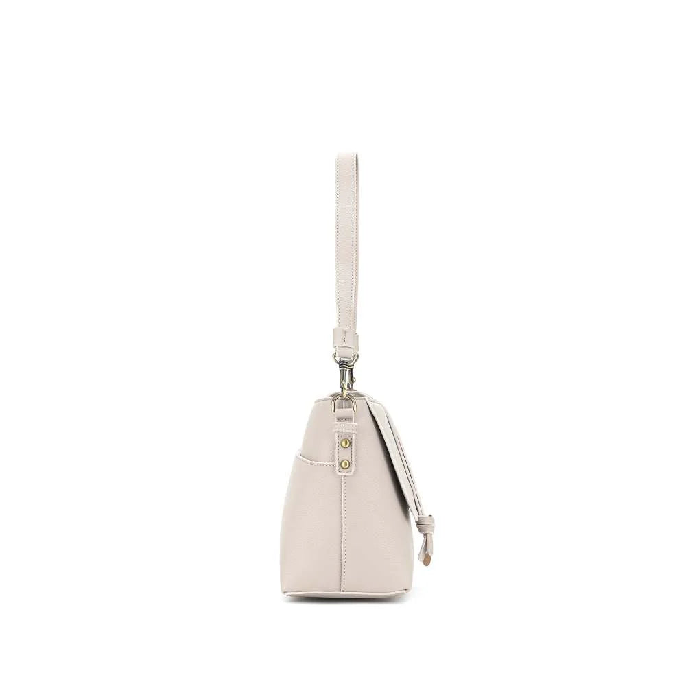 Sarafina Oatmeal Shoulder Handbag
