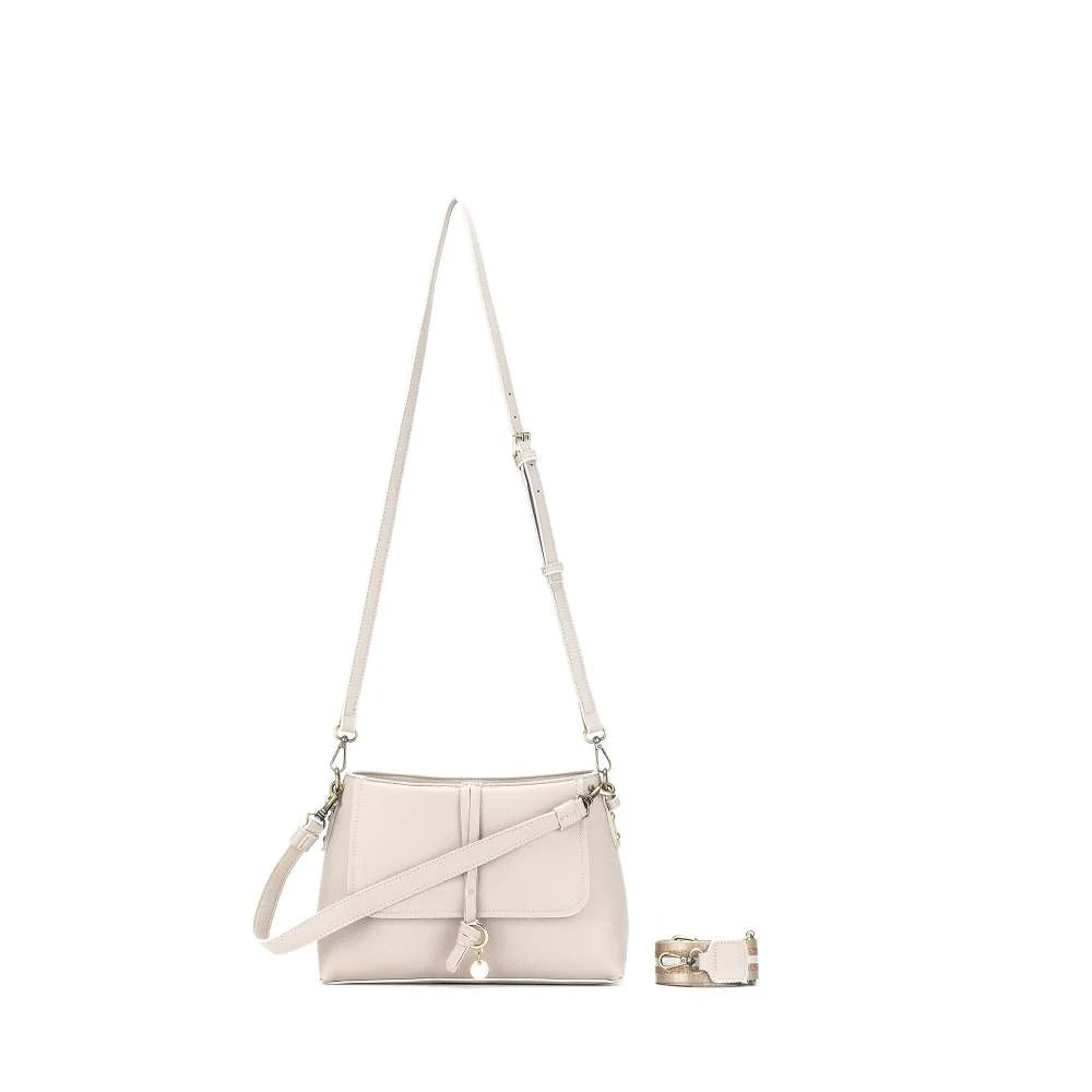 Sarafina Oatmeal Shoulder Handbag