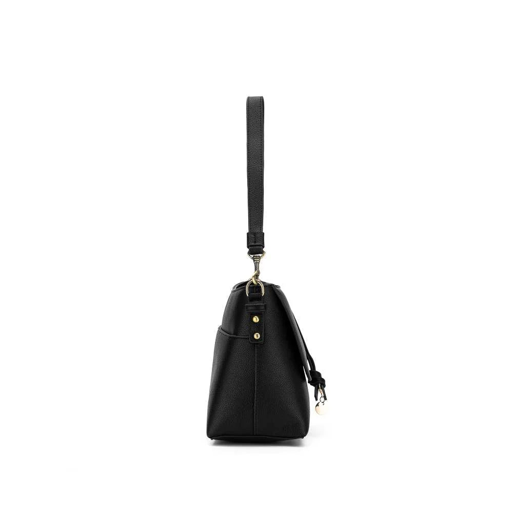 Sarafina Black Shoulder Handbag