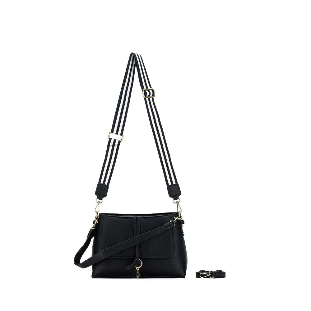 Sarafina Black Shoulder Handbag