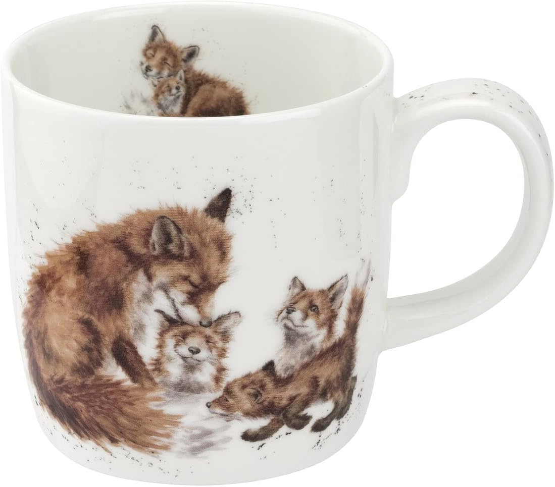 Wrendale Designs - ‘Bedtime Kiss’ Mug (Foxes)