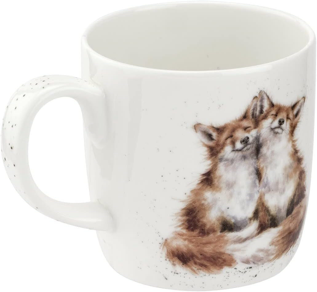 Wrendale Designs - ‘Bedtime Kiss’ Mug (Foxes)