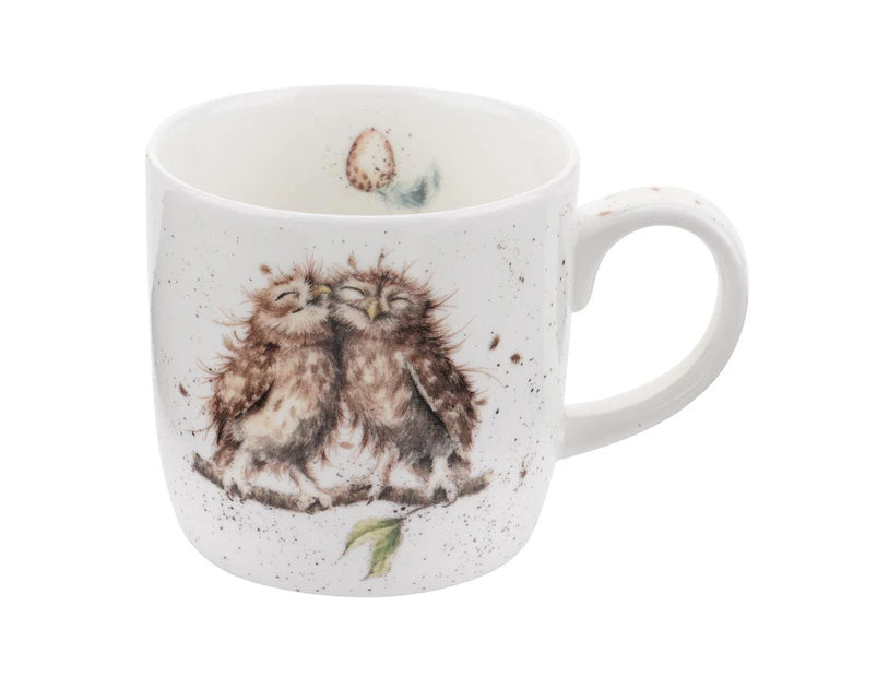 Wrendale Designs - ‘Birds of a Feather’ Mug (Owls)
