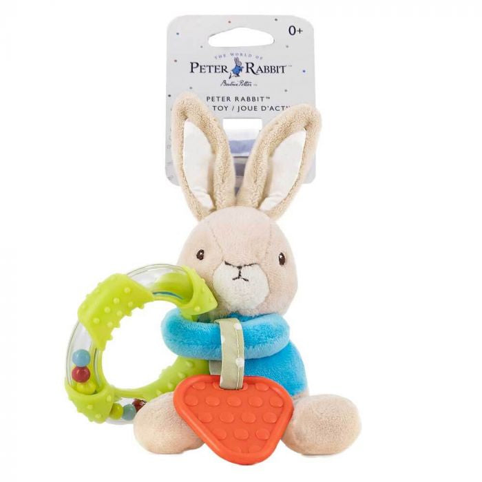 Peter Rabbit: Teether Ring Rattle Activity Toy