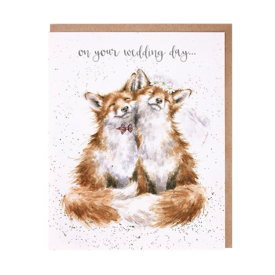 Wrendale Designs Card - On Your Wedding Day (Squeak Hearts)