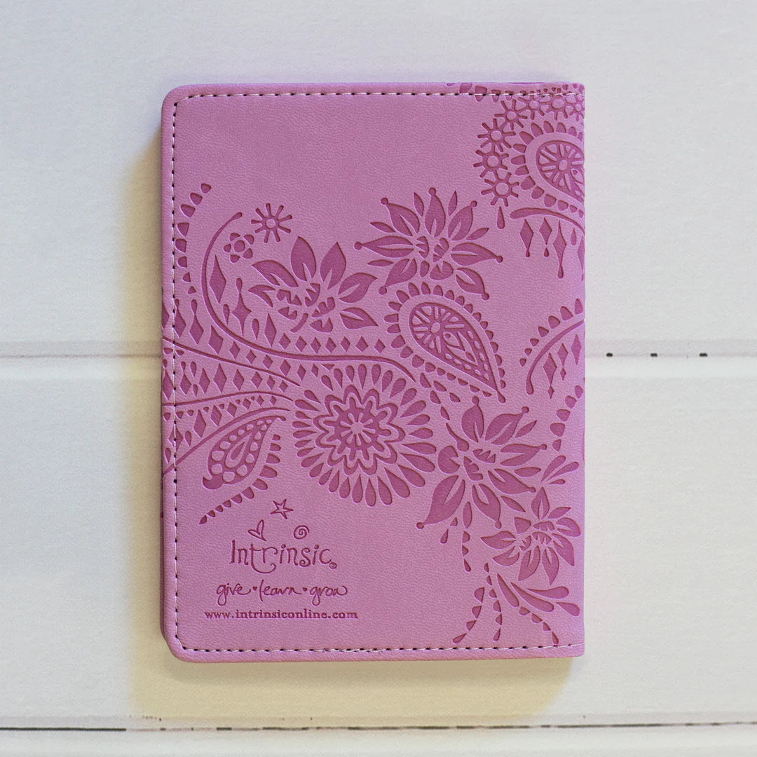 Faux Leather Passport Wallet - Moonlit Mauve