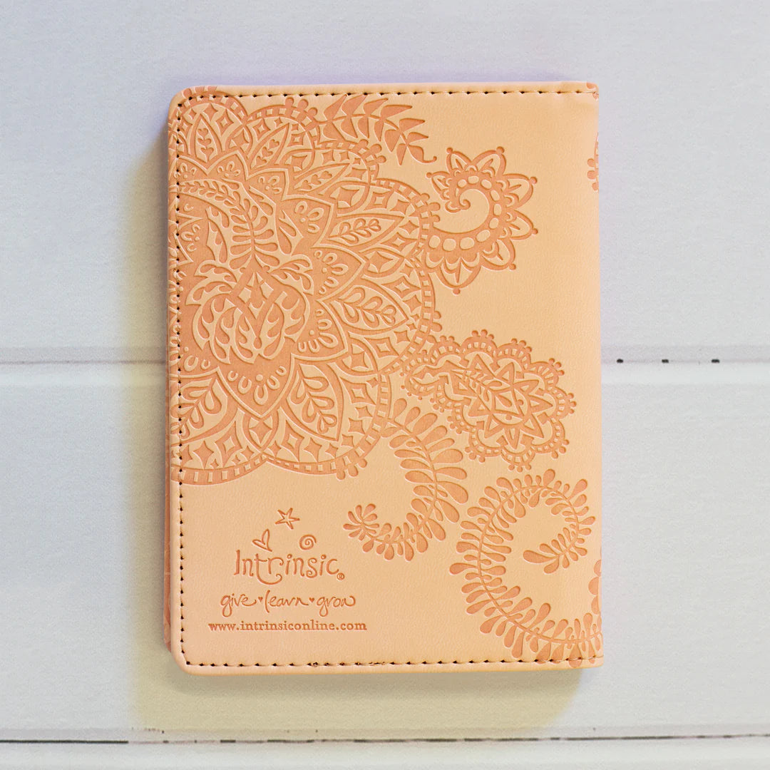 Faux Leather Passport Wallet - Citrine Dream