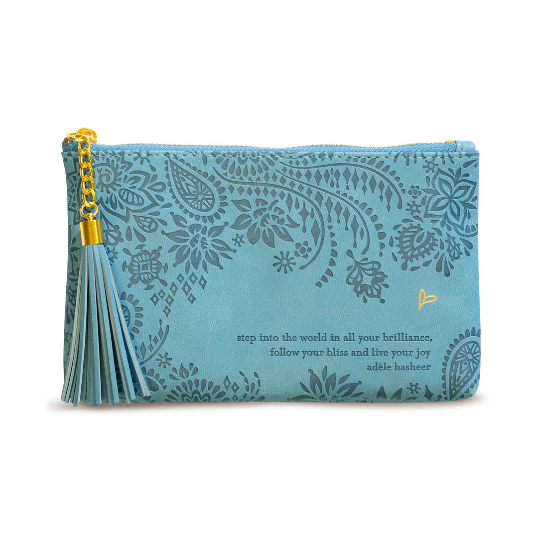 Faux Leather Coin Purse - Denim Days