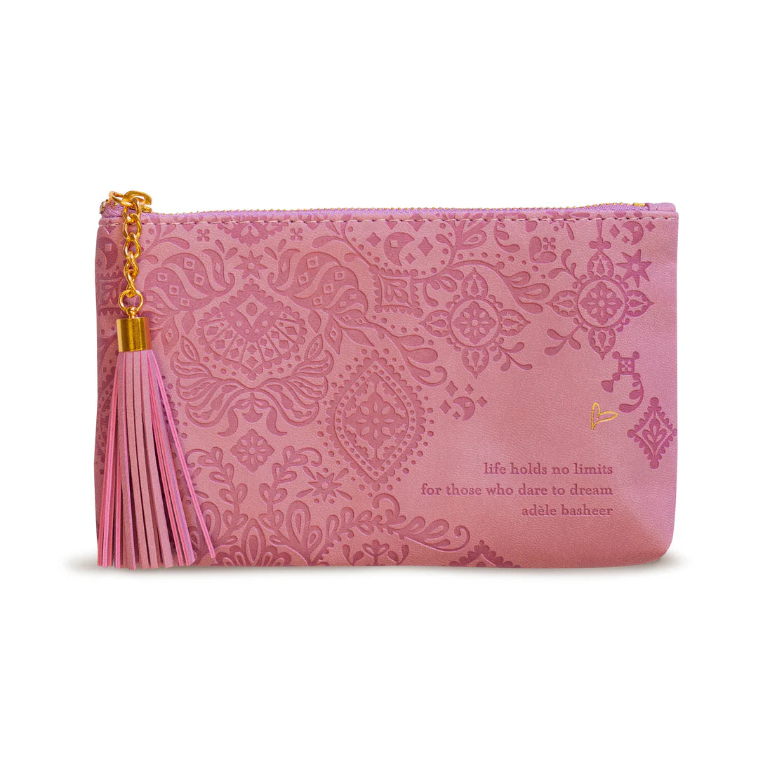Faux Leather Coin Purse - Moonlit Mauve