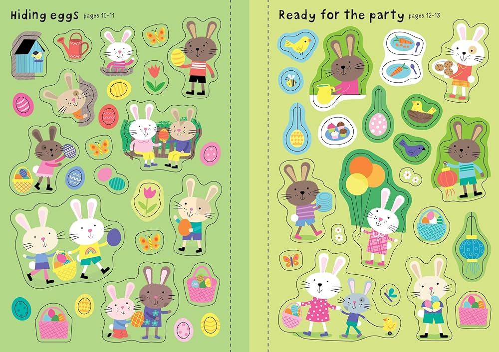 Easter Bunnies Little First Sticker Book