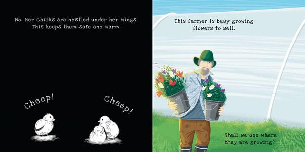 On the Farm: A Shine-A-Light Book