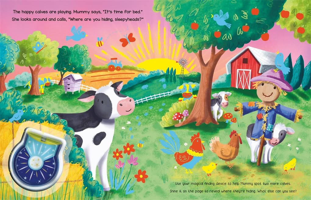 Magical Light Book: Sleepy Farm
