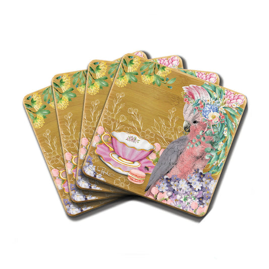 Bamboo Coasters Set of 4 - Native Bush Tea
